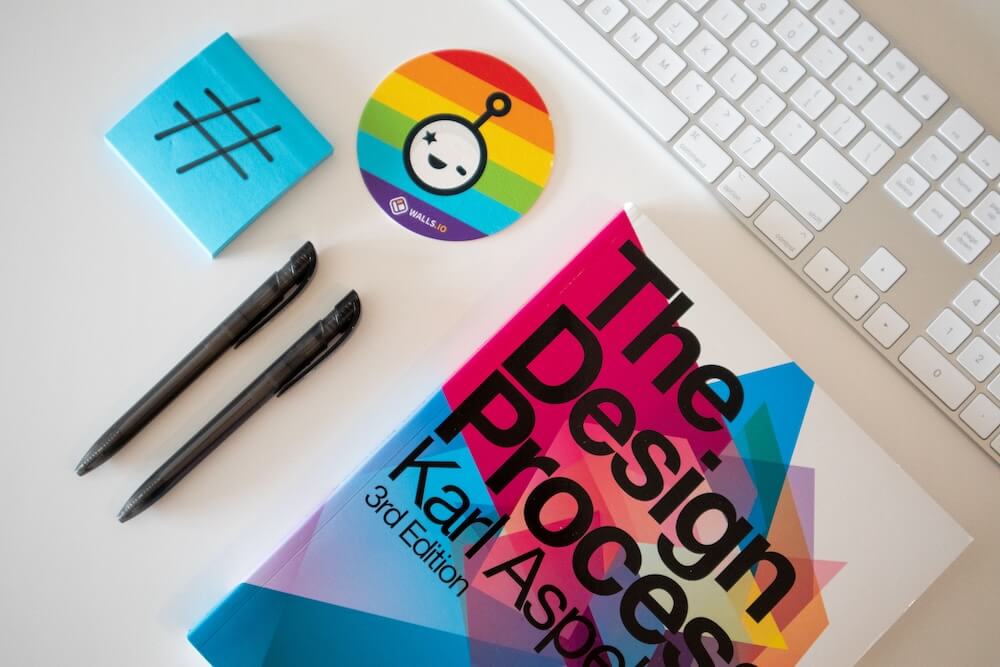 Illustratives Cover für Website und CRM für eine Designagentur